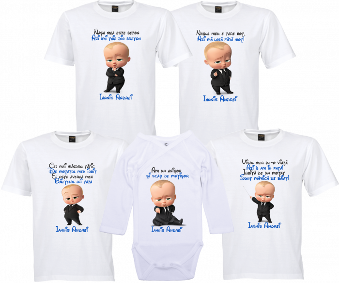 Tricouri Baby Boss – Stil și Distracție pentru Micuțul Tău! [1]