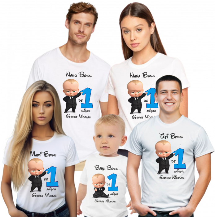 Tricouri copii Baby Boss – Personalizate cu numele micuțului! [2]