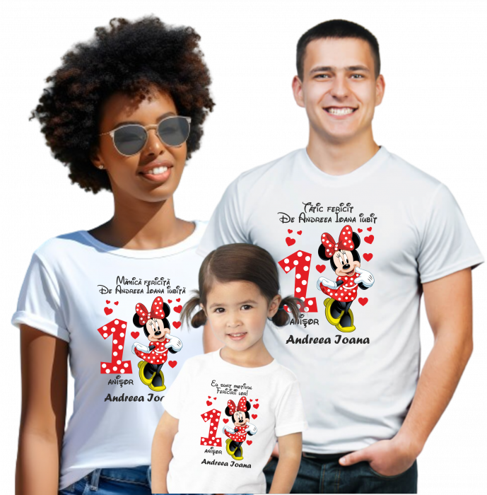 Tricouri cu Minnie Mouse pentru Distracție în Familie [2]