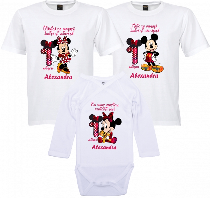 Tricouri cu Minnie – Un moț de neuitat pentru micuța ta prințesă [1]