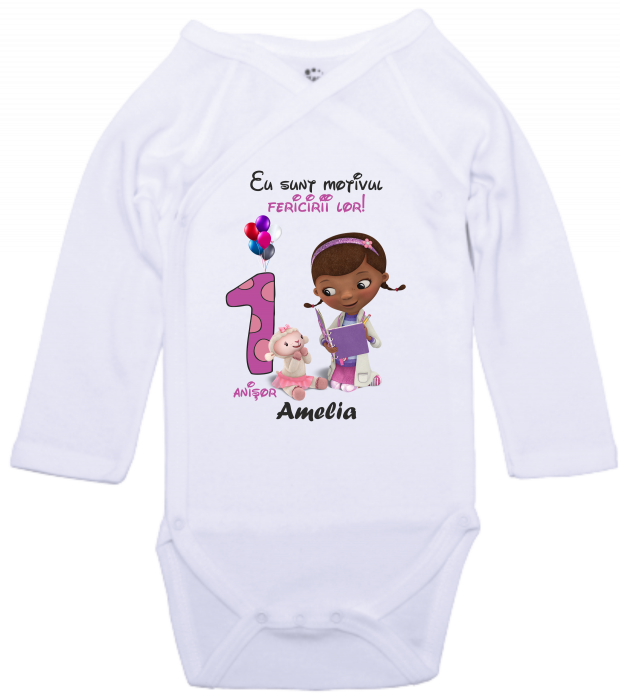 Tricouri de Moț cu Doctorița Plușica – Personalizate pentru Primul An [5]