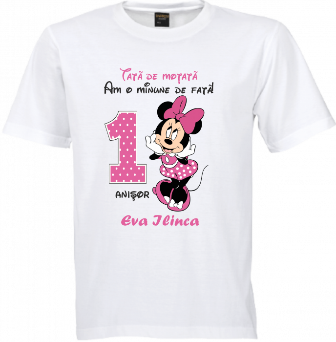 Tricouri drăgălașe, personalizate cu Minnie Mouse  [4]