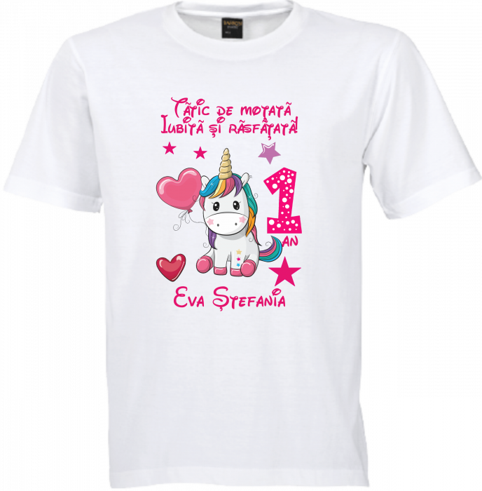 Tricouri fermecătoare cu Baby Unicorn pentru petrecerea de moț [3]