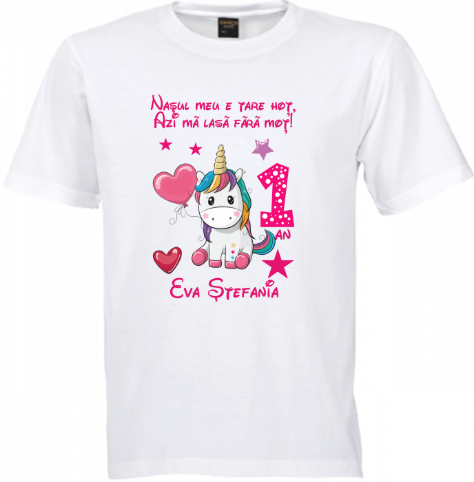 Tricouri fermecătoare cu Baby Unicorn pentru petrecerea de moț [6]
