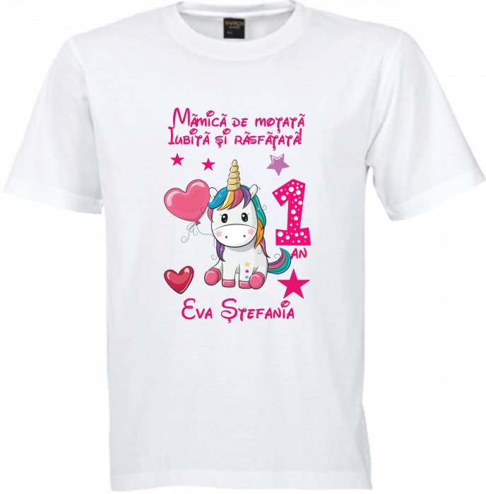 Tricouri fermecătoare cu Baby Unicorn pentru petrecerea de moț [4]