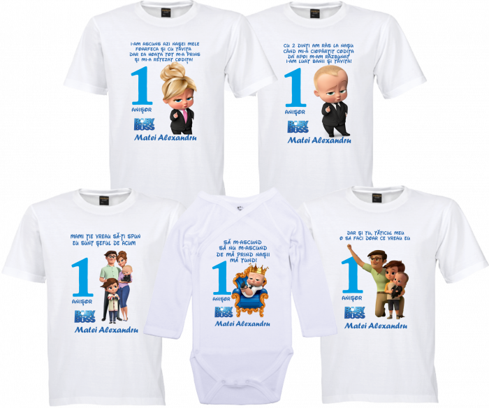 Tricouri haioase Baby Boss – Bucurie garantată! [1]