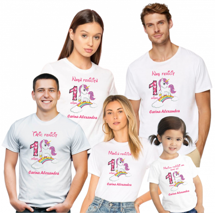 Tricouri pentru petrecerea de moț – Unicornii aduc magia [2]