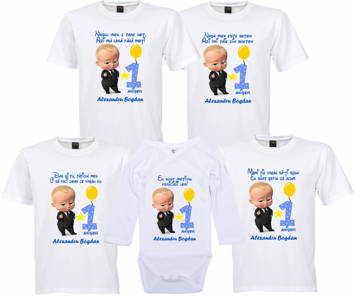 Tricouri personalizate Baby Boss – Cadoul perfect pentru copii! [1]