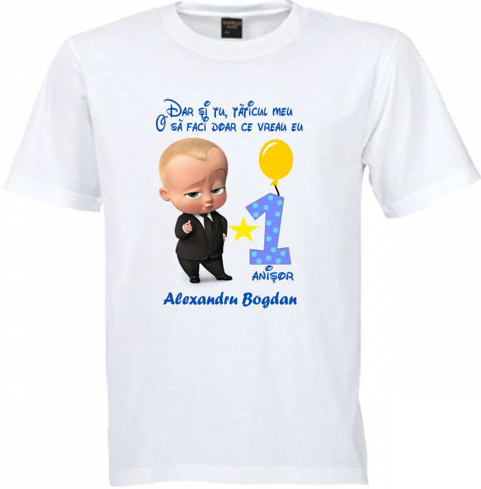 Tricouri personalizate Baby Boss – Cadoul perfect pentru copii! [4]