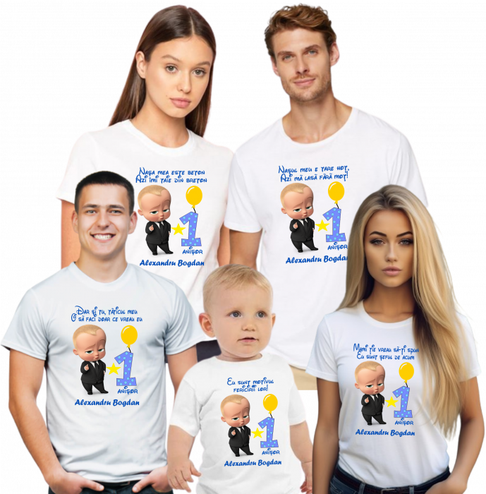 Tricouri personalizate Baby Boss – Cadoul perfect pentru copii! [2]