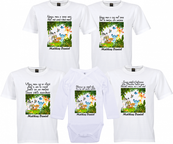 Tricouri personalizate cu animale pentru o petrecere de moț specială [1]