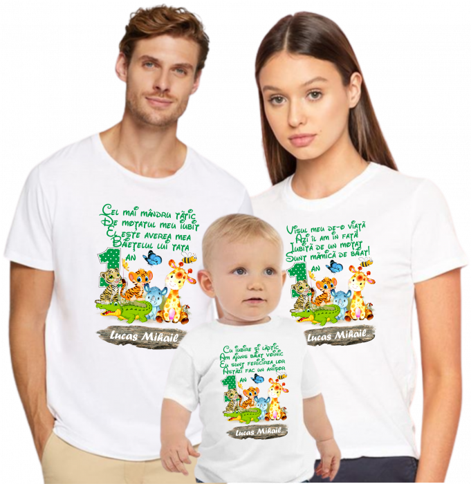 Tricouri personalizate cu animaluțe - Safari [2]