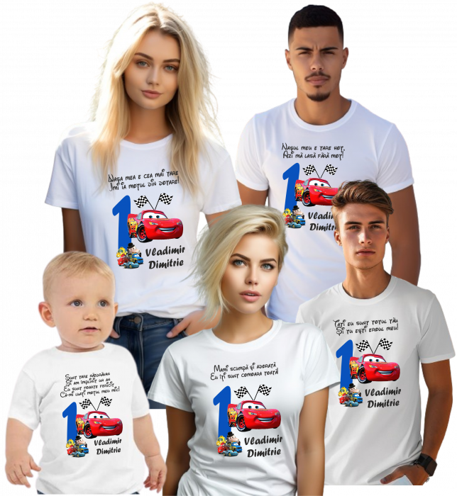 Tricouri Personalizate  cu Cars pentru Distracție [2]