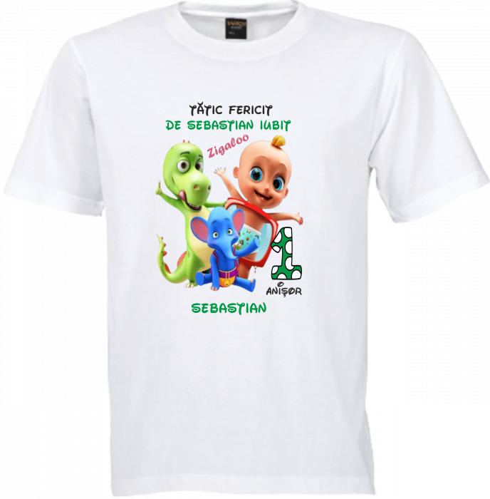 Tricouri Personalizate  cu Cocomelon pentru Petrecerea de Moț [3]