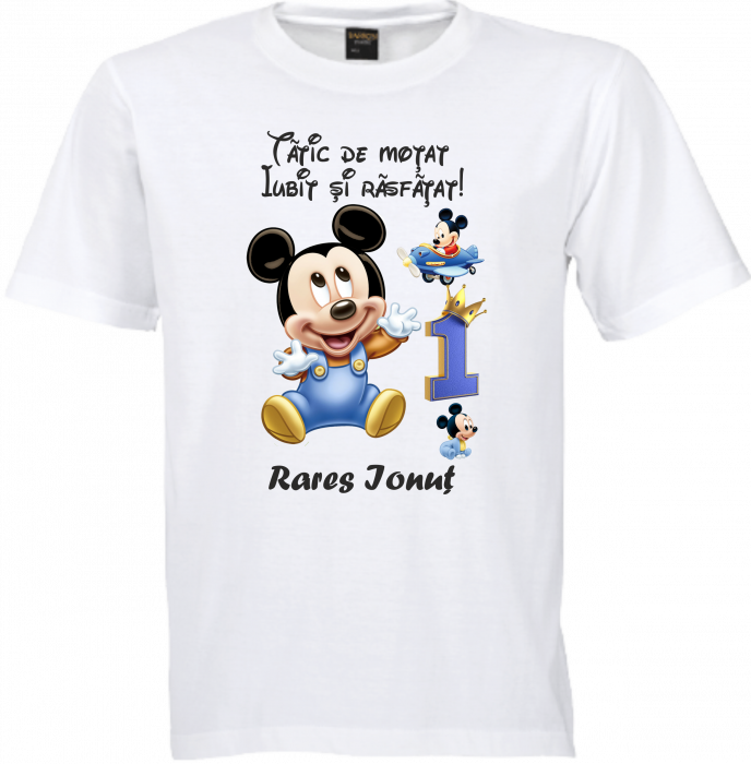 Tricouri Personalizate  cu Mickey Mouse pentru Petrecerea de Moț.  [3]