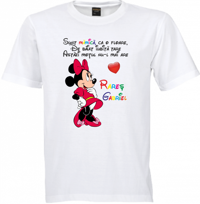 Tricouri personalizate cu Mickey pentru primul moț al copilului tău [4]