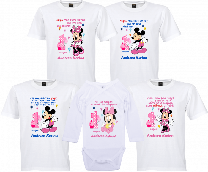 Tricouri Personalizate  cu Mickey si Minnie pentru Întâlniri de Familie [1]