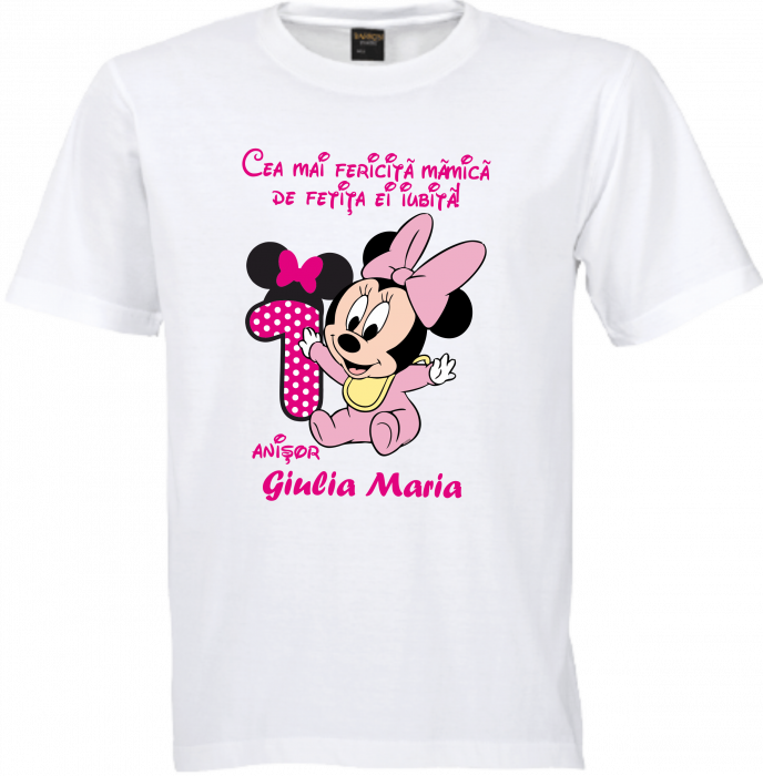 Tricouri Personalizate cu personaje animate - Minnie Mouse [4]