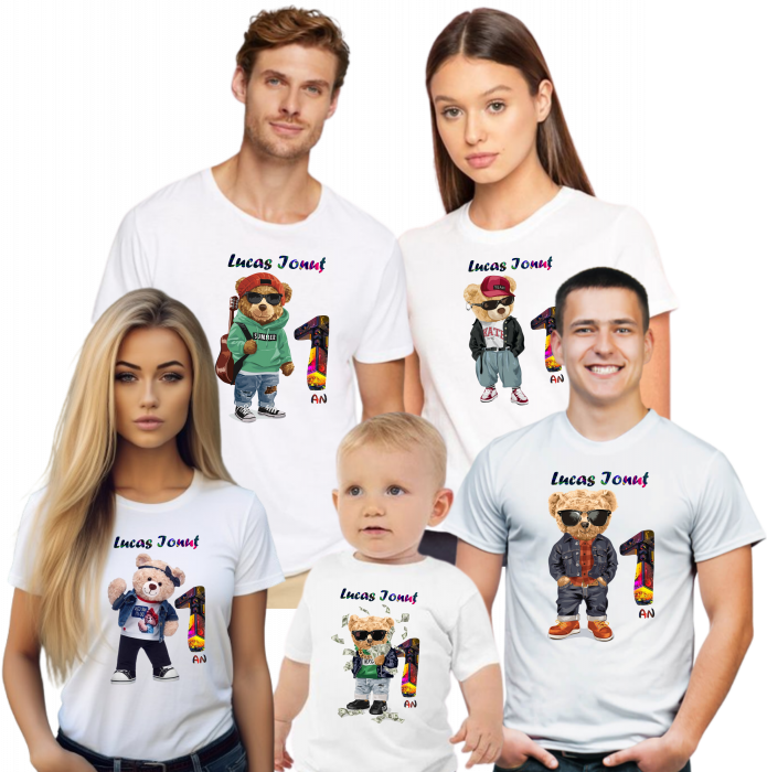 Tricouri Personalizate cu Ursuleți - Cadoul Perfect pentru Moț [2]