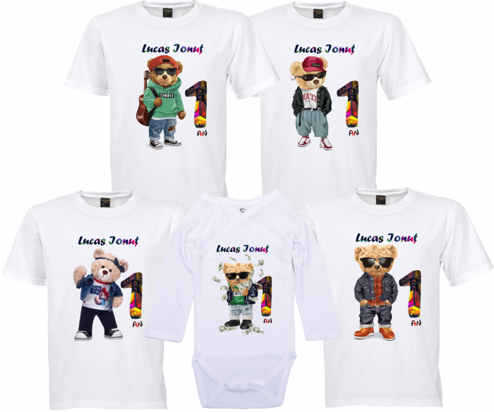 Tricouri Personalizate cu Ursuleți - Cadoul Perfect pentru Moț [1]