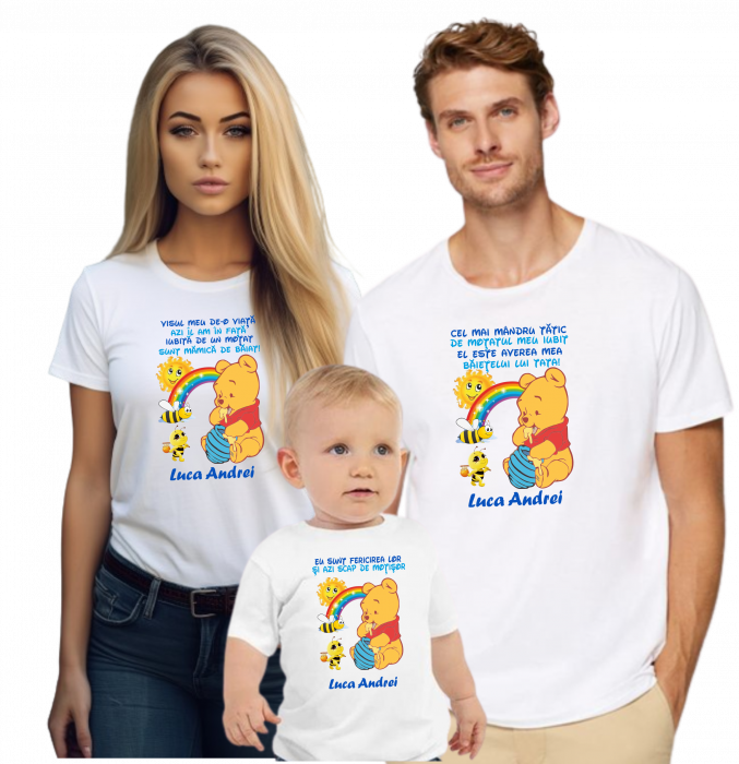 Tricouri personalizate cu Winnie the Pooh pentru o petrecere cu stil [2]