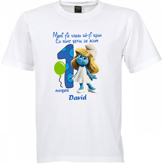 Tricouri Personalizate pentru moț cu tematica Ștrumfi [3]