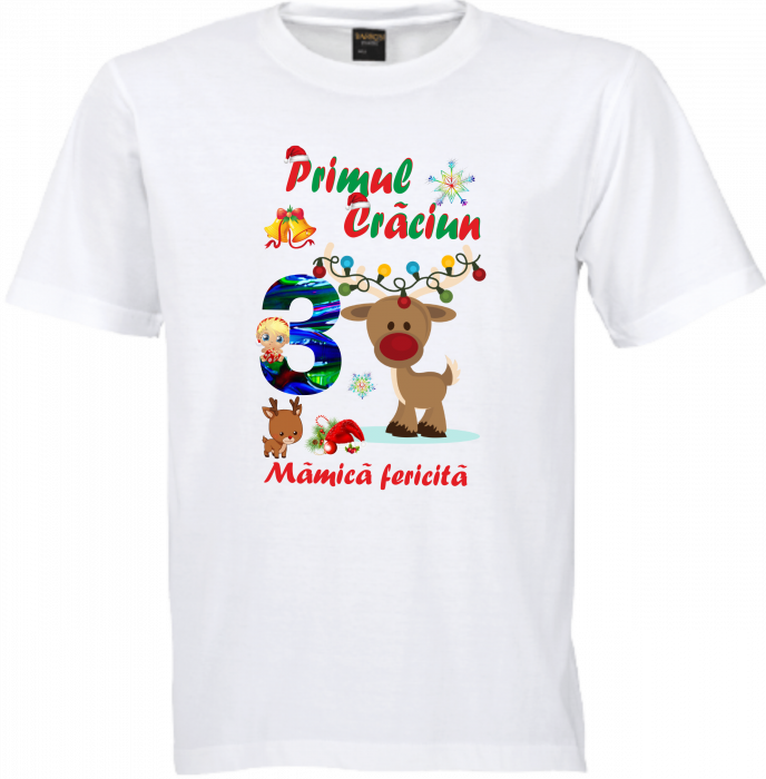 Tricouri Personalizate pentru Primul Crăciun în Trei [3]