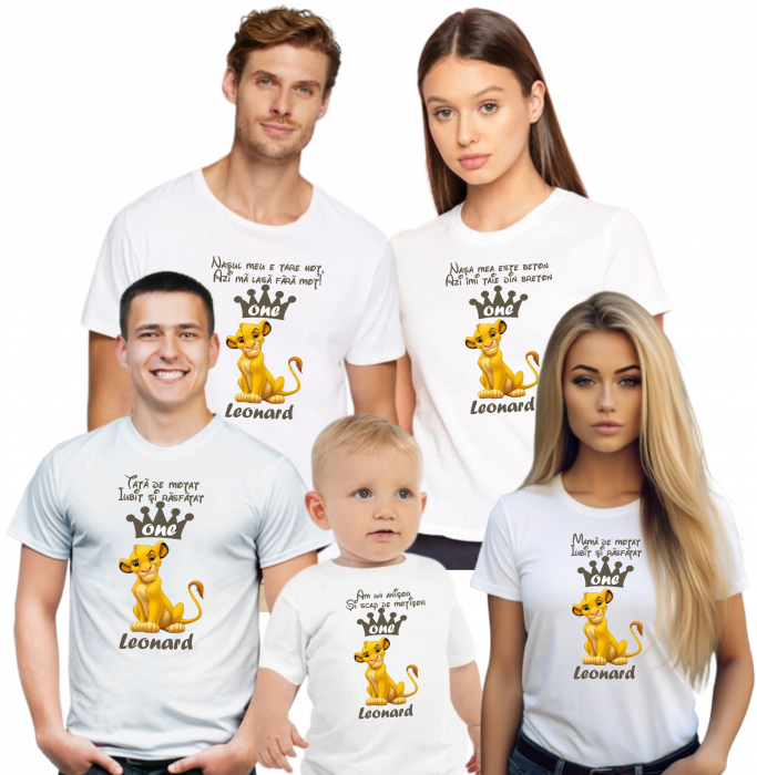 Tricouri Personalizate Simba pentru Micii Fani [2]
