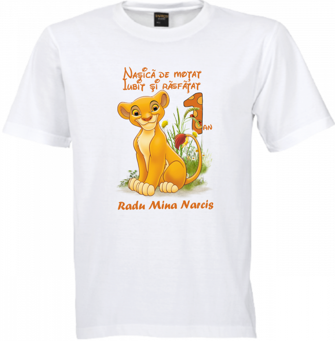  Tricouri Personalizate Simba pentru Petrecerea de Moț [6]