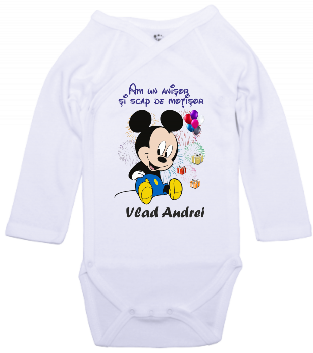 Tricouri tematice cu Mickey pentru moț – Ideal pentru o petrecere veselă și plină de magie. [5]