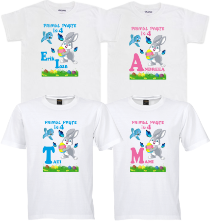 TRICOURI PENTRU PAȘTE - Tricou Paște Street Style – 100% Bumbac