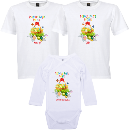 TRICOURI PENTRU PAȘTE - Tricou Easter Squad – Model pentru familie