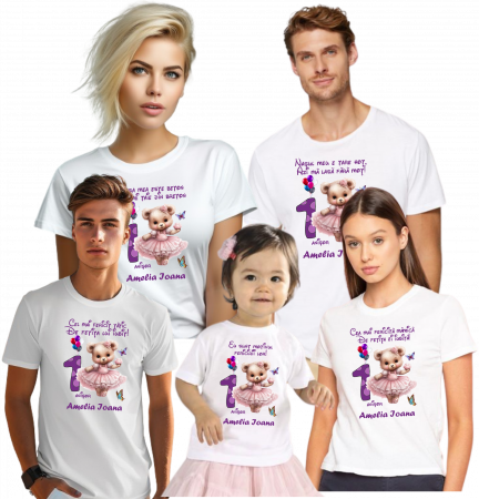 Aniversări Speciale cu Tricouri Personalizate cu Ursuleți [1]