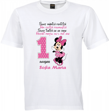 Cadoul Perfect pentru Moț – Minnie, tricouri personalizate [3]