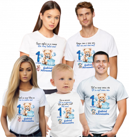 Cadoul Perfect: Tricou Personalizat cu Ursuleți [1]