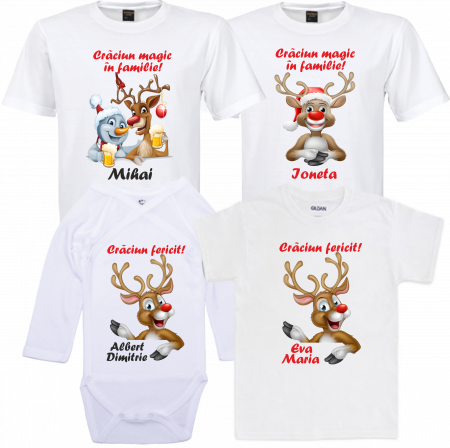 Tricouri de Crăciun - Fă Cadoul Ideal: Tricouri de Crăciun Personalizate