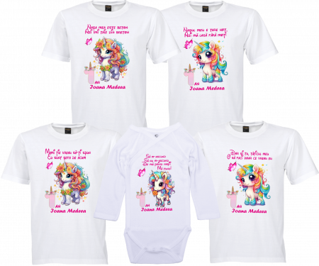 Model Unicorn - Moț cu Unicorni – Tricouri pentru o fetiță adorabilă