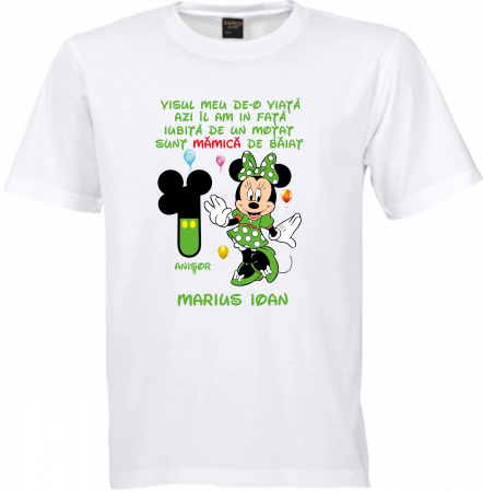 Moț de poveste cu Mickey – Tricou personalizat cu numele copilului [3]