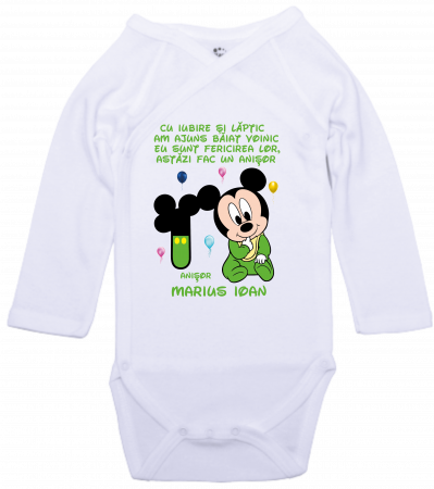 Moț de poveste cu Mickey – Tricou personalizat cu numele copilului [4]