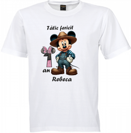 Primul moț cu Minnie – Tricou adorabil pentru sărbătorită [2]