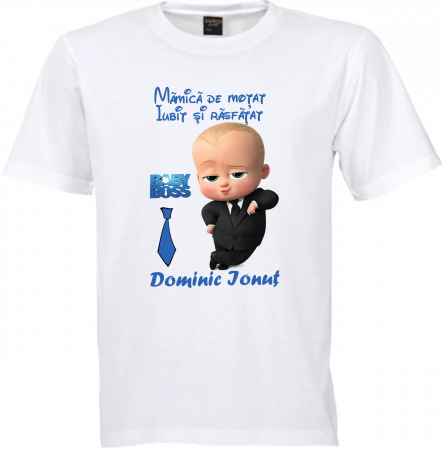 Primul Moț cu Stil – Tricouri Baby Boss Personalizate [3]