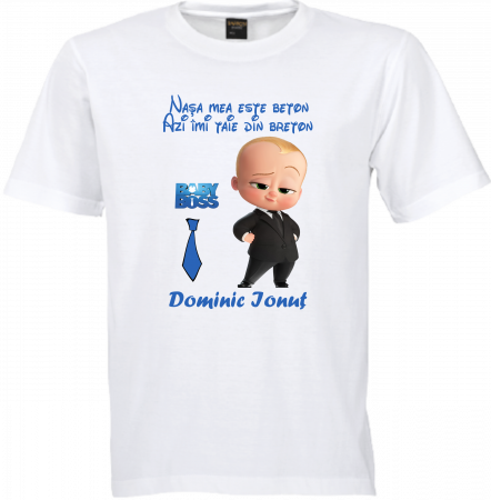 Primul Moț cu Stil – Tricouri Baby Boss Personalizate [6]