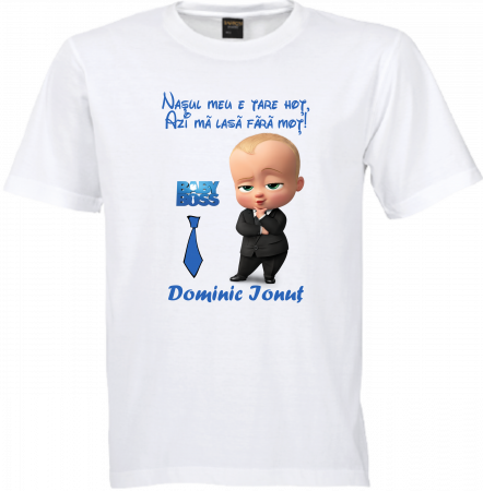 Primul Moț cu Stil – Tricouri Baby Boss Personalizate [5]