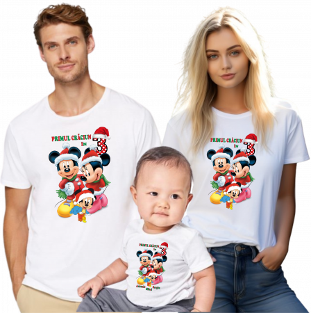 Sărbătorește Primul Crăciun în Trei cu Tricouri Unice [1]