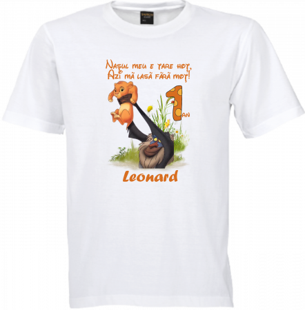 Tricou de Moț Cu Simba  din „Regele Leu”, pentru băieței aventurieri [5]