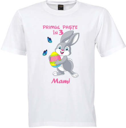 Tricou Paște Fericit – Model Creștin Elegant 100% Bumbac [3]