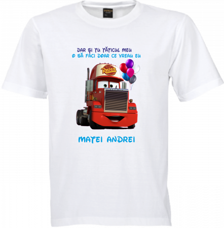 Tricou Personalizat Fulger McQueen – Aventură la fiecare purtare! [2]