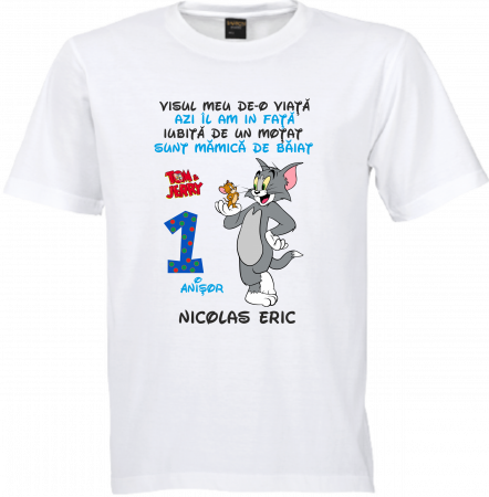 Tricouri Aniversare pentru Toată Familia cu Tom și Jerry [2]