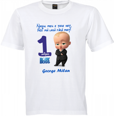 Tricouri Baby Boss personalizate cu Imagini Drăguțe [6]