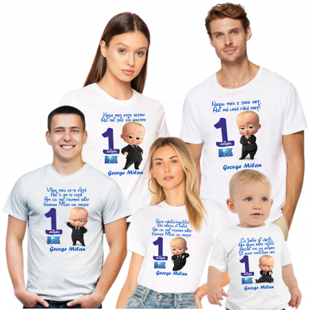 Tricouri Baby Boss personalizate cu Imagini Drăguțe [1]